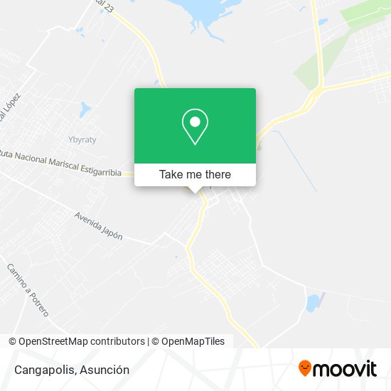 Mapa de Cangapolis