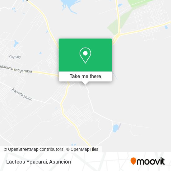 Mapa de Lácteos Ypacarai