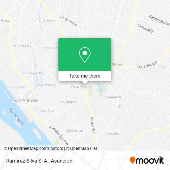 Mapa de Ramirez Silva S. A.