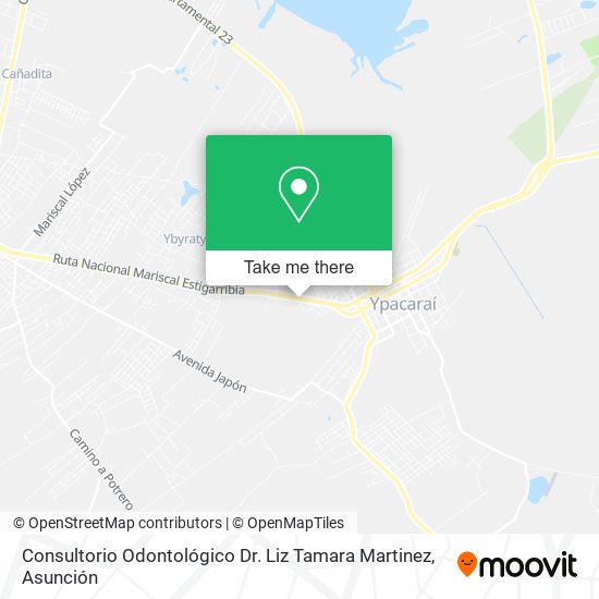 Consultorio Odontológico Dr. Liz Tamara Martinez map