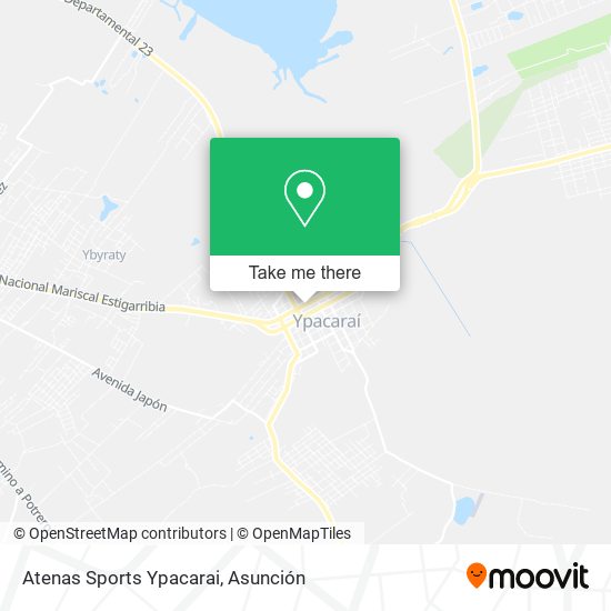 Atenas Sports Ypacarai map