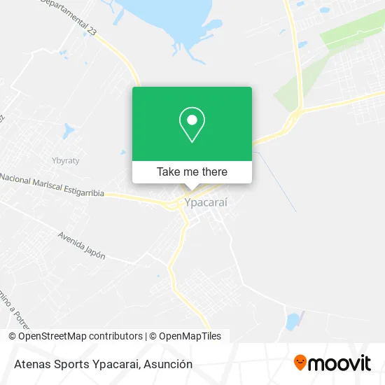 Atenas Sports Ypacarai map