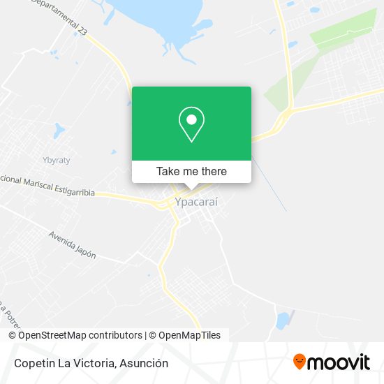 Copetin La Victoria map