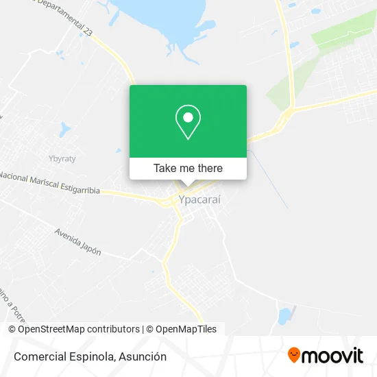Comercial Espinola map