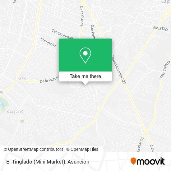 Mapa de El Tinglado (Mini Market)