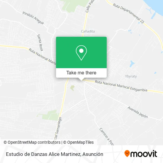 Estudio de Danzas Alice Martinez map