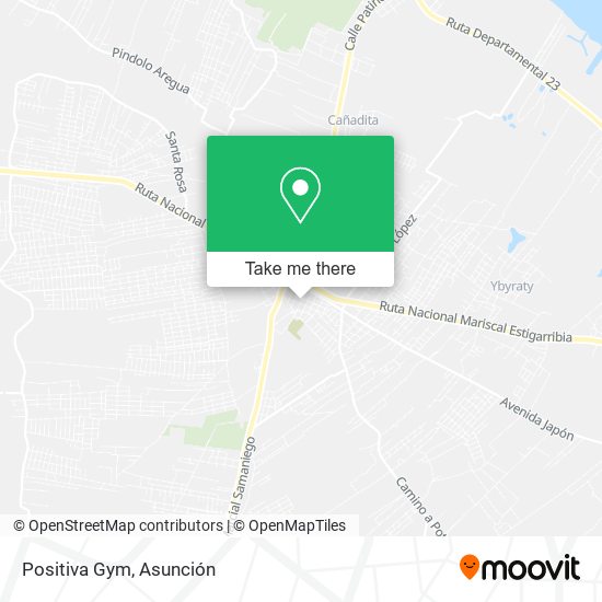 Positiva Gym map