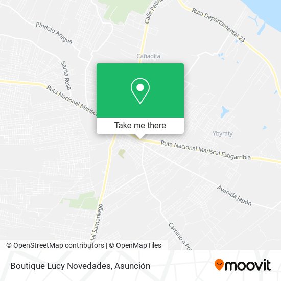 Mapa de Boutique Lucy Novedades