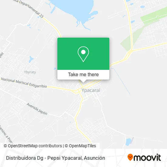 Distribuidora Dg - Pepsi Ypacaraí map
