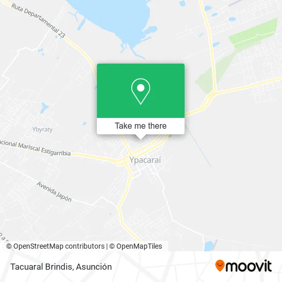 Tacuaral Brindis map
