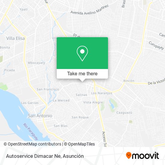 Autoservice Dimacar Ne map