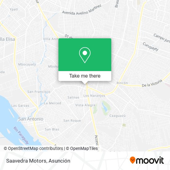 Mapa de Saavedra Motors