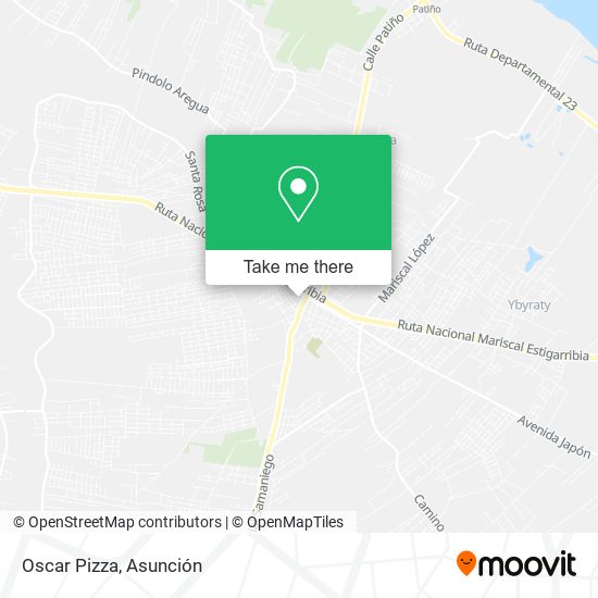 Oscar Pizza map