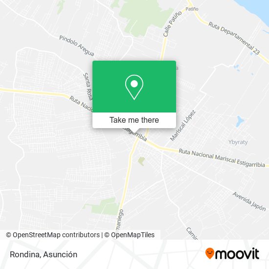 Mapa de Rondina