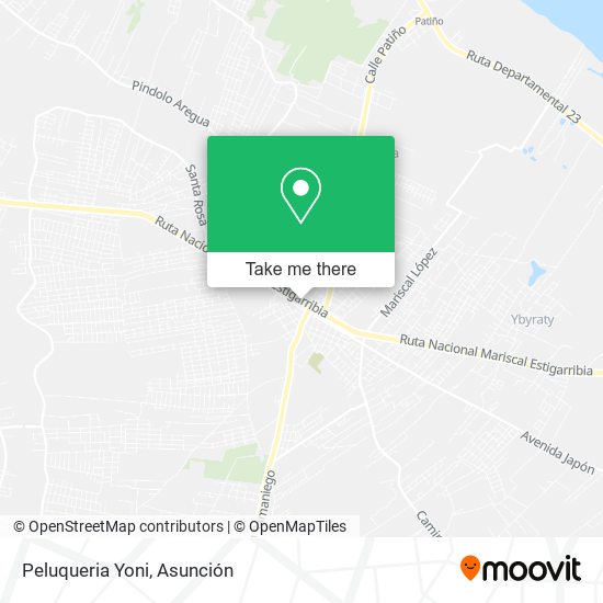 Peluqueria Yoni map