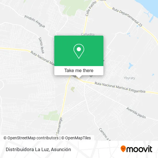 Distribuidora La Luz map
