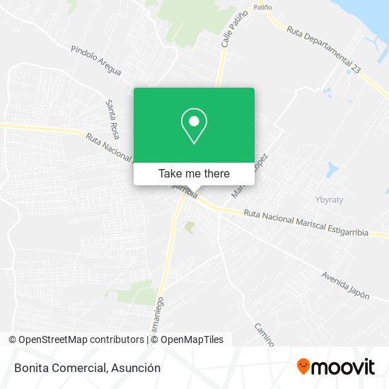 Bonita Comercial map