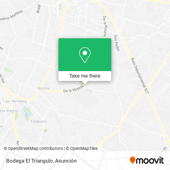 Mapa de Bodega El Triangulo