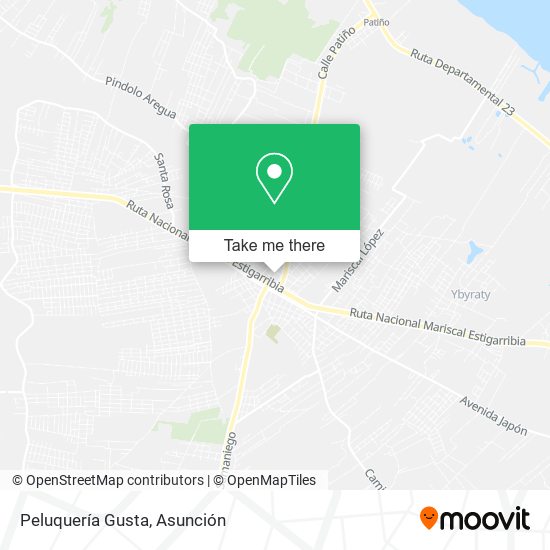 Peluquería Gusta map