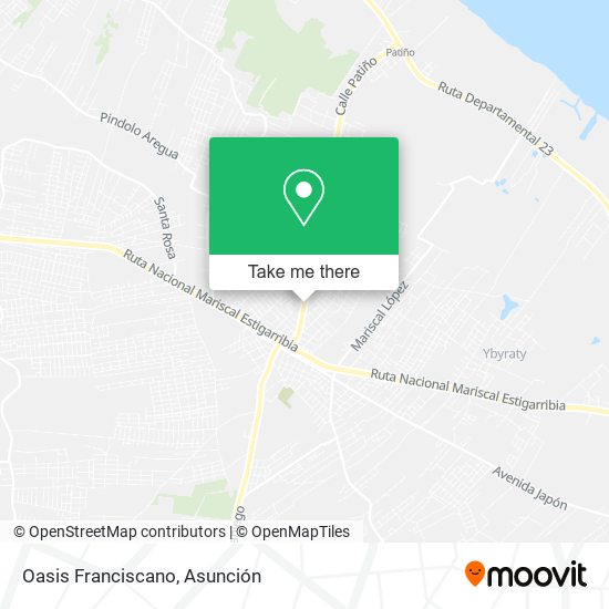 Mapa de Oasis Franciscano