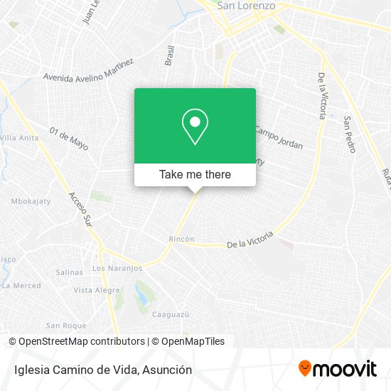 Iglesia Camino de Vida map