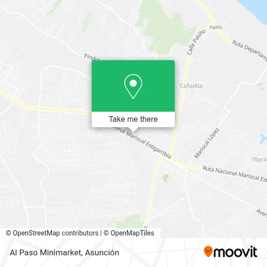 Mapa de Al Paso Minimarket