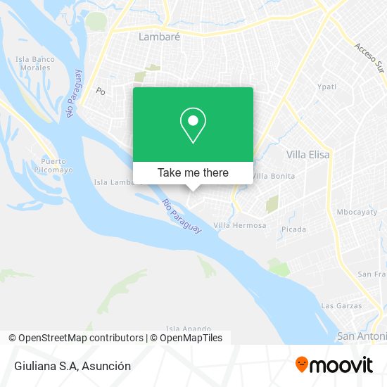 Mapa de Giuliana S.A