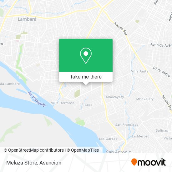 Melaza Store map
