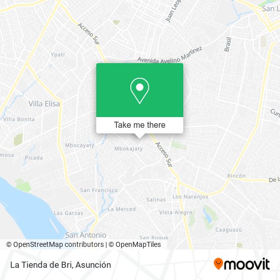 La Tienda de Bri map