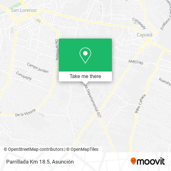 Mapa de Parrillada Km 18.5