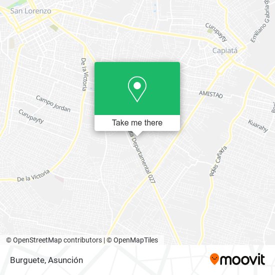 Mapa de Burguete