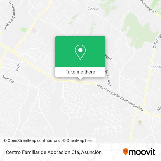 Mapa de Centro Familiar de Adoracion Cfa