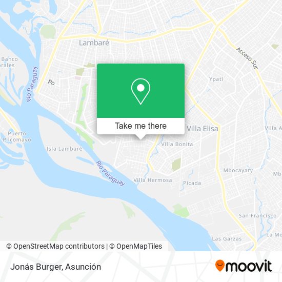 Jonás Burger map