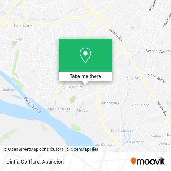 Mapa de Cintia Coiffure