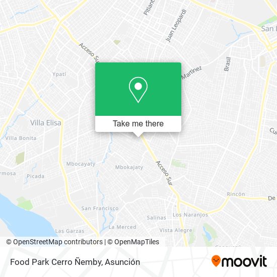 Food Park Cerro Ñemby map