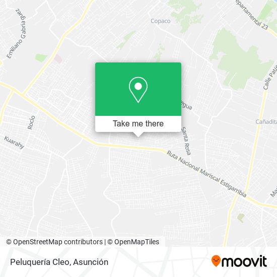 Mapa de Peluquería Cleo