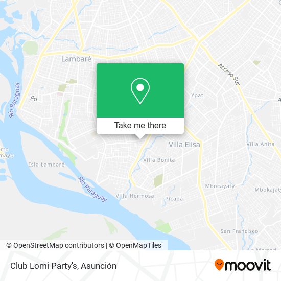 Club Lomi Party's map