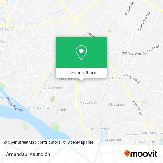 Mapa de Amandau