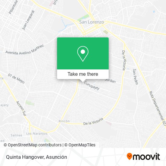 Quinta Hangover map