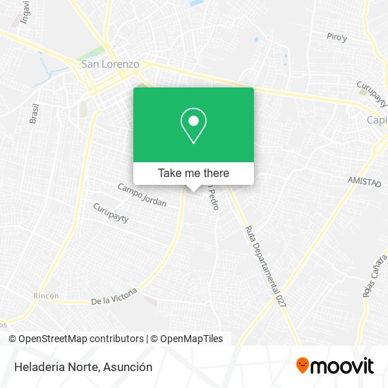 Mapa de Heladeria Norte