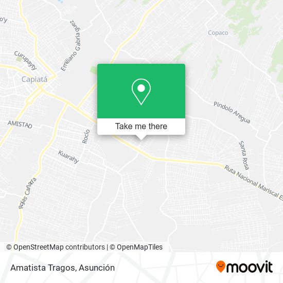 Mapa de Amatista Tragos