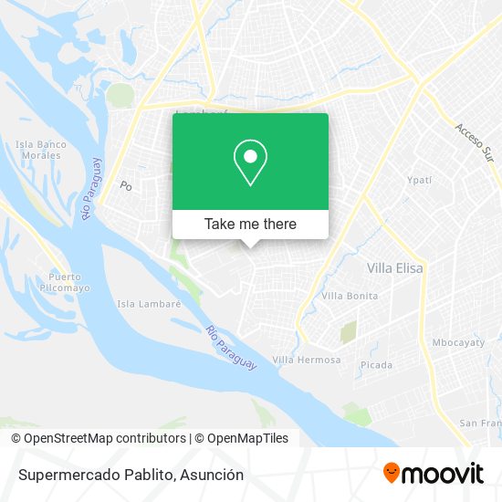 Mapa de Supermercado Pablito
