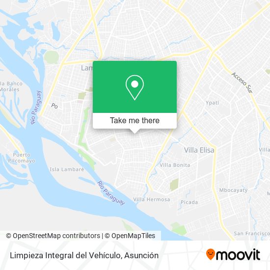 Limpieza Integral del Vehículo map