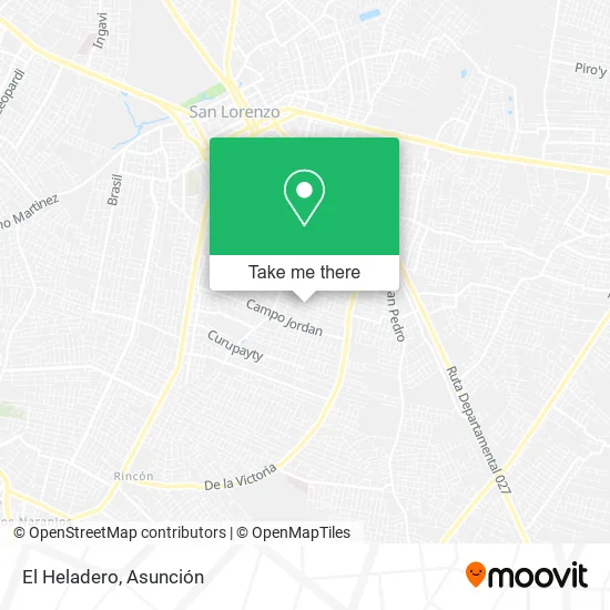 El Heladero map