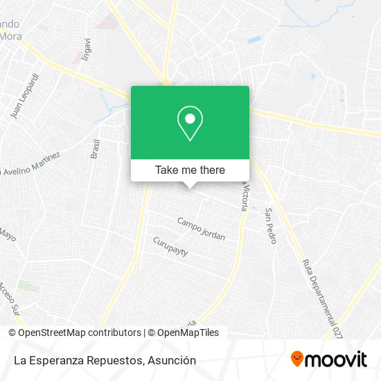 La Esperanza Repuestos map