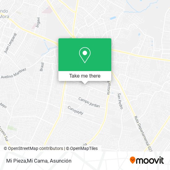 Mapa de Mi Pieza,Mi Cama