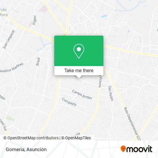 Mapa de Gomeria