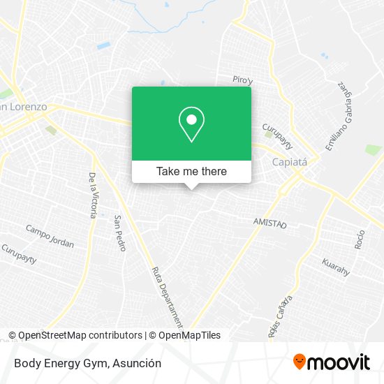 Body Energy Gym map