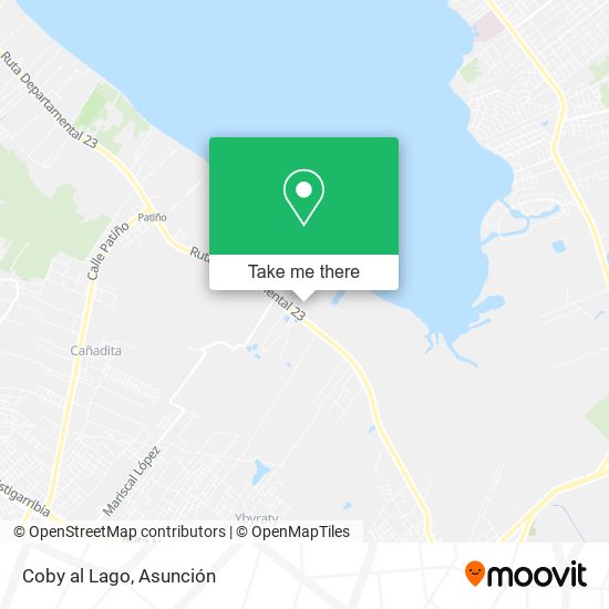 Coby al Lago map