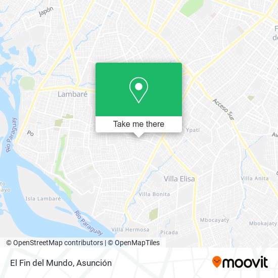 Mapa de El Fin del Mundo